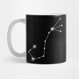 Scorpio on Black Mug